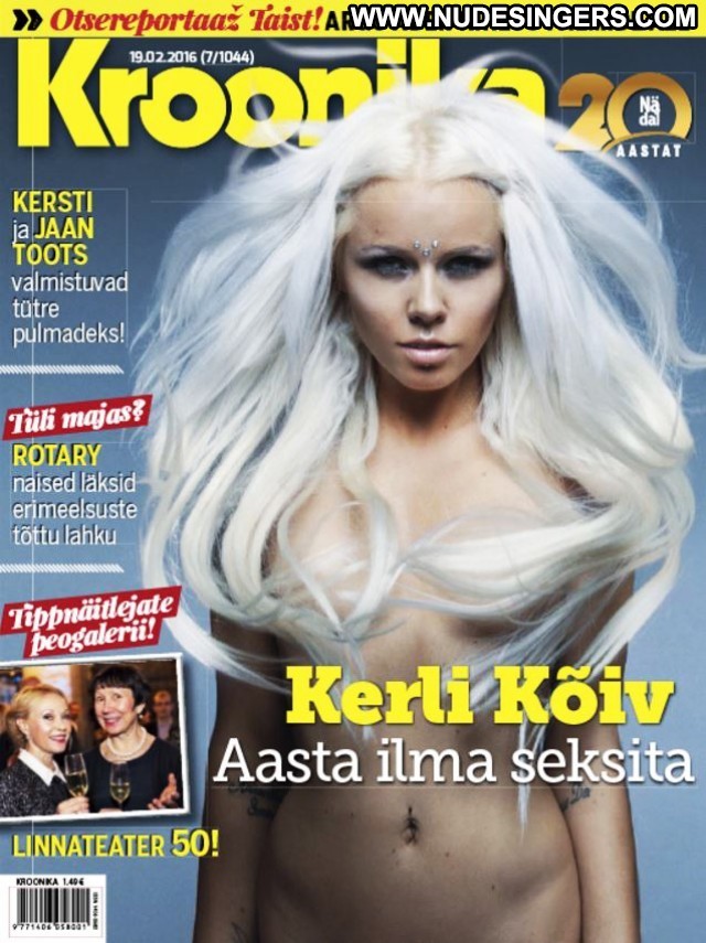 Kerli Kiv Miscellaneous Pretty Celebrity International Blonde Small