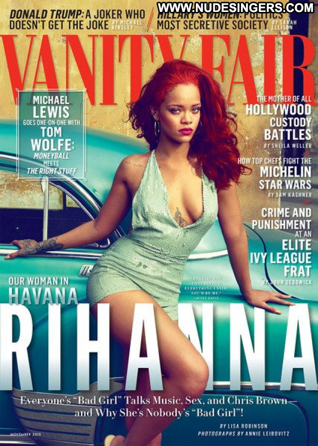 Rihanna Vanity Fair Sexy American Nude Singer Beautiful Posing Hot