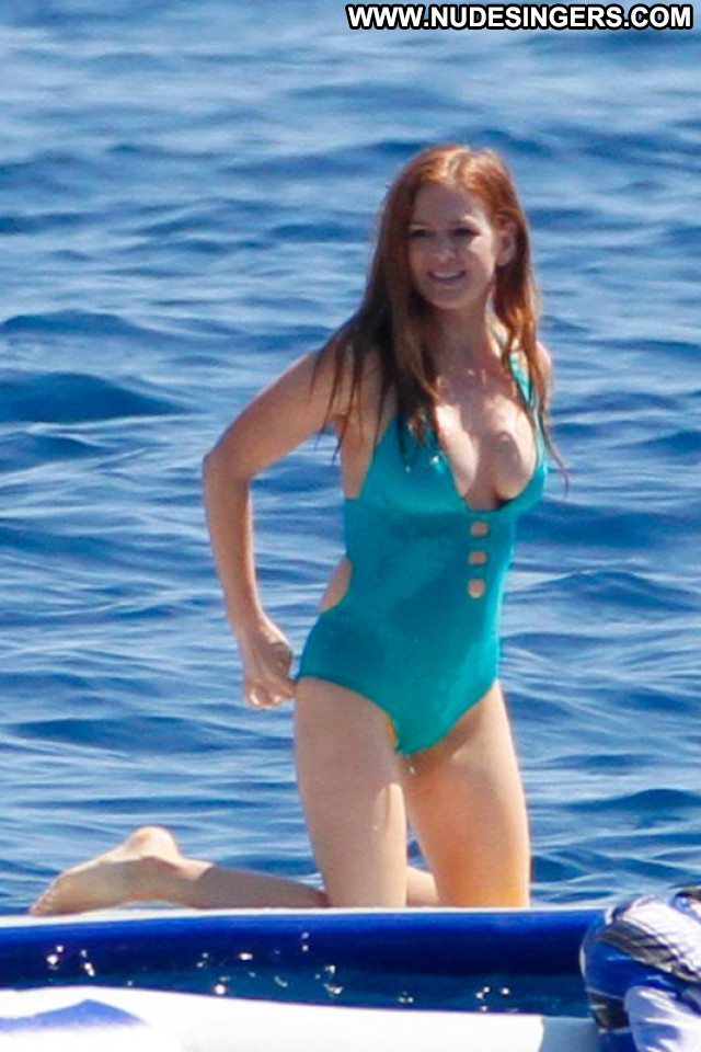 Isla Fisher No Source Australian Swimsuit Paparazzi Nice