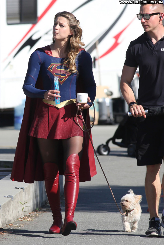 Melissa Benoist No Source Beautiful Posing Hot Babe