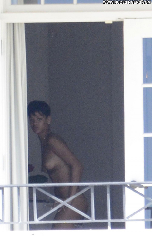 Rihanna The Door Bikini Nude Bed Posing Hot Bedroom Beautiful Breasts