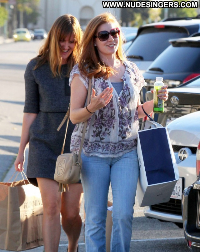 Amy Adams Beverly Hills Beautiful Babe Jeans Posing Hot Paparazzi