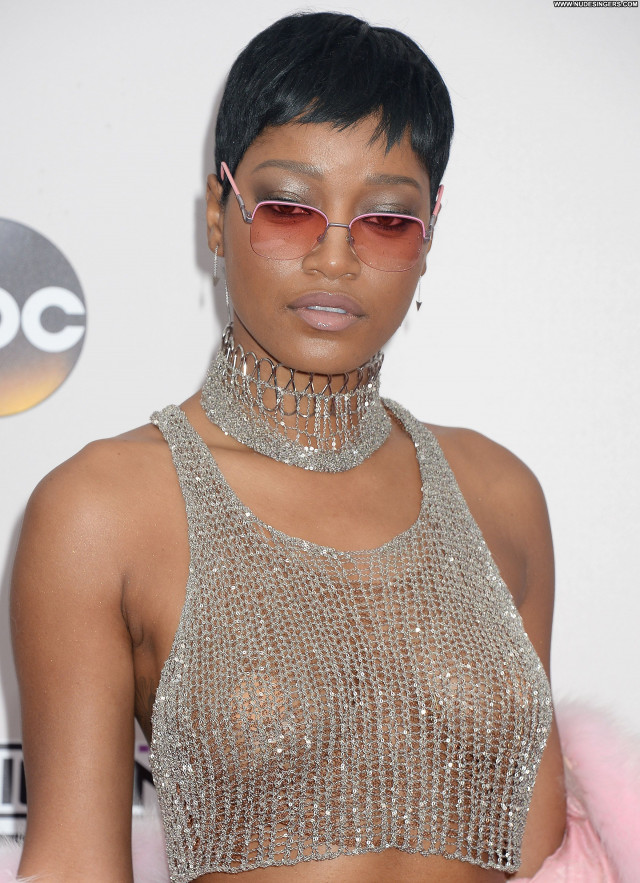 Keke Palmer American Celebrity Babe Posing Hot See Through Braless