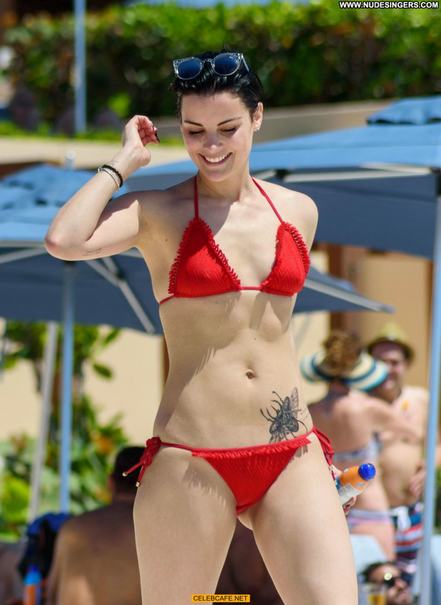 Jaimie Alexander The Pool Posing Hot Pool Bikini Babe Beautiful