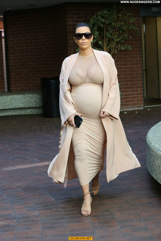 Kim Kardashian Beverly Hills  Celebrity Beautiful Babe Posing Hot