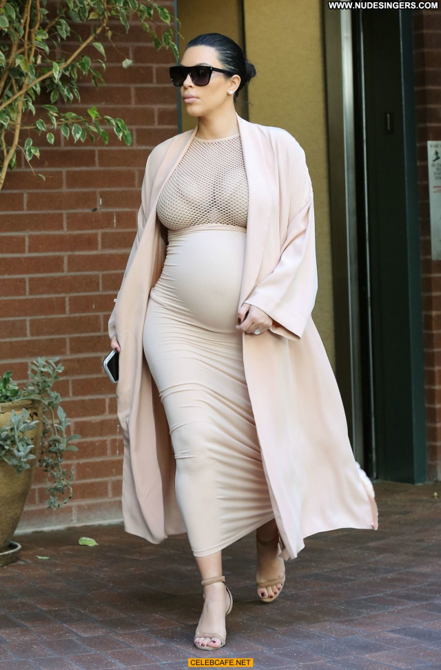 Kim Kardashian Beverly Hills Posing Hot Babe Celebrity Beautiful