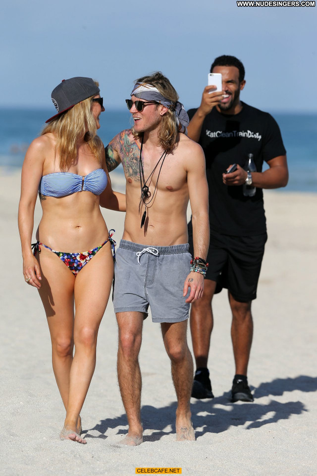 Ellie Goulding The Beach Posing Hot Celebrity Beach Bikini Babe Sexy