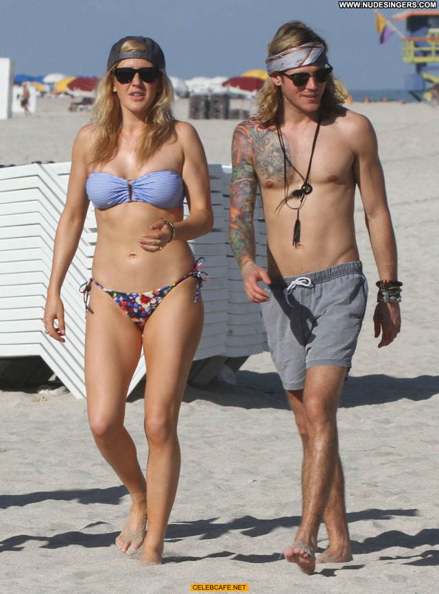 Ellie Goulding The Beach Bikini Beach Posing Hot Celebrity Babe