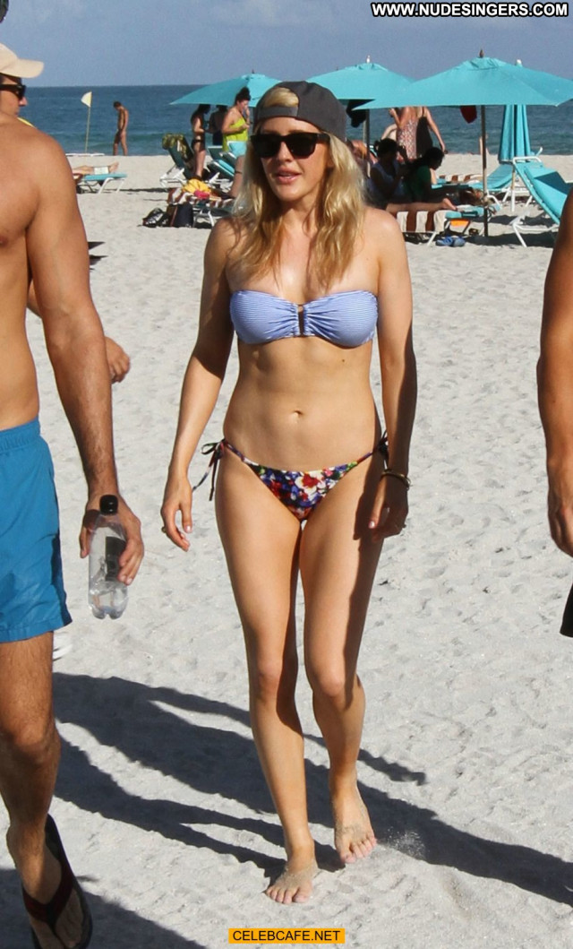 Ellie Goulding The Beach Babe Posing Hot Beach Bikini Sexy Sex