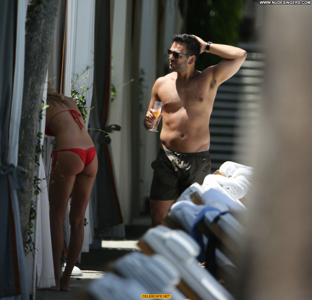 Lauren Stoner No Source Posing Hot Bikini Poolside Beautiful Pool