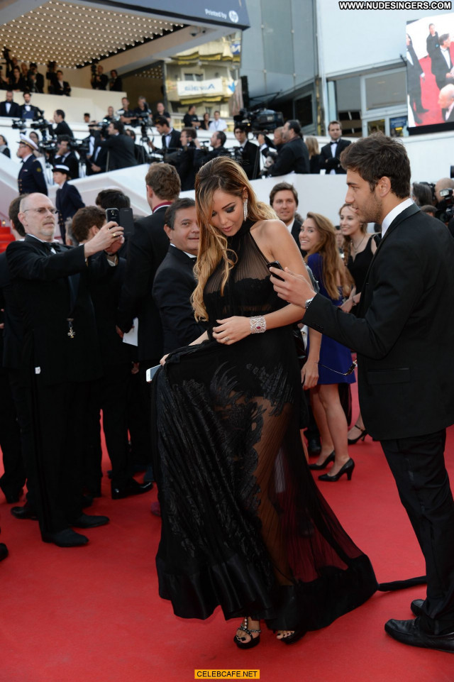 Nabilla Benattia Cannes Film Festival Wardrobe Malfunction Beautiful