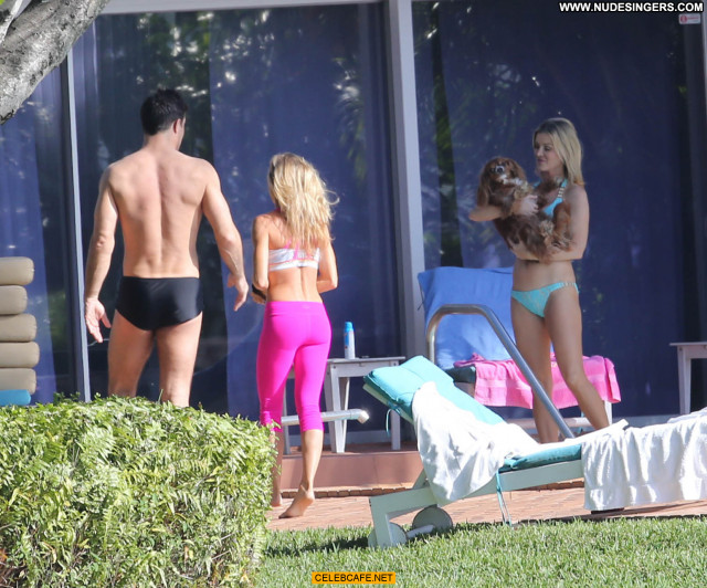 Joanna Krupa Miami Beach Babe Beach Posing Hot Pool Celebrity