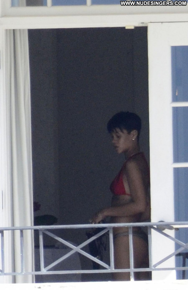Rihanna The Door Bedroom Bed Breasts Big Tits Bikini Beautiful Nude