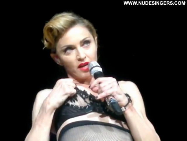 Madonna Human Nature Old Celebrity Beautiful Black Posing Hot Singer