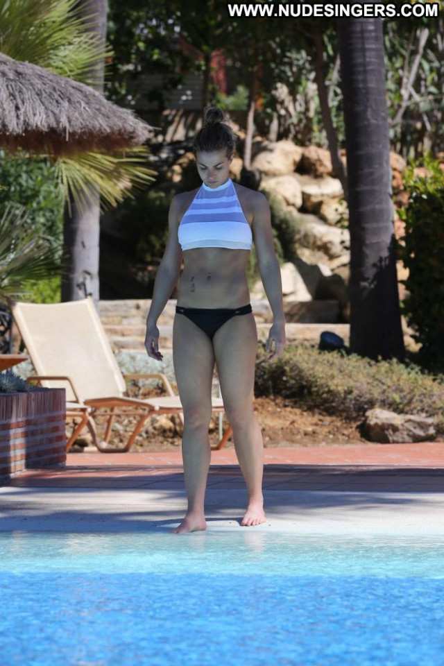 Gemma Atkinson No Source Bikini Celebrity Paparazzi Beautiful Pool