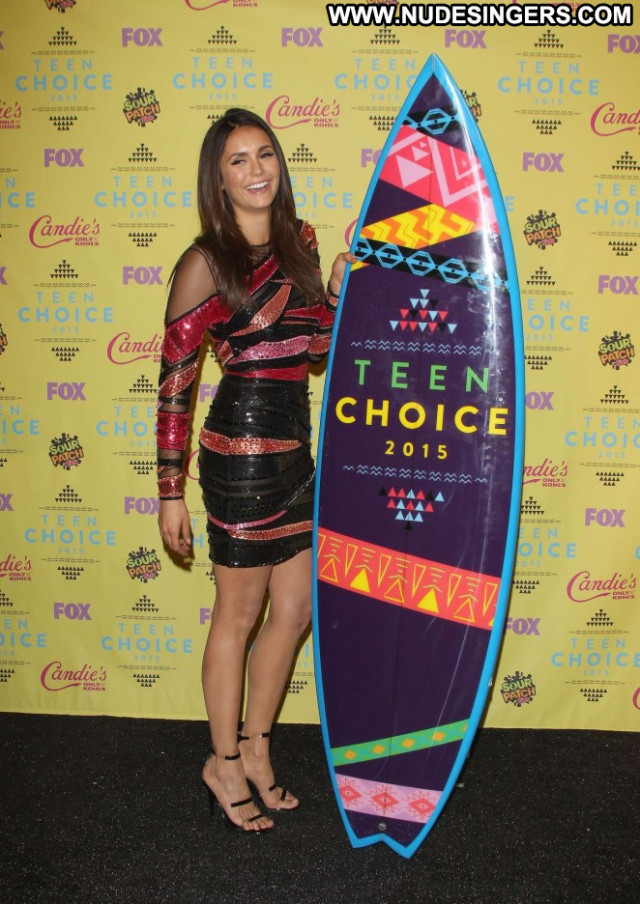 Nina Dobrev No Source  Posing Hot Beautiful Awards Celebrity Babe