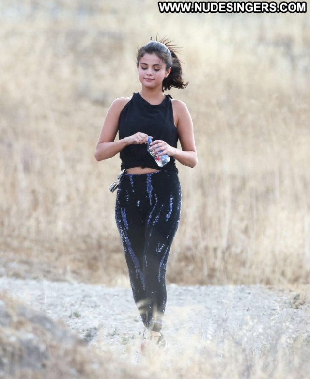 Selena Gomez Celebrity Babe Beautiful Spa Hollywood Spandex Posing