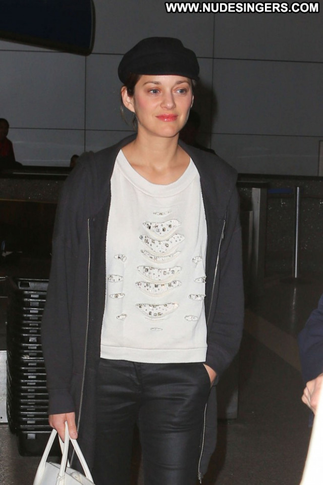 Marion Cotillard Lax Airport Angel Paparazzi Beautiful Posing Hot Lax