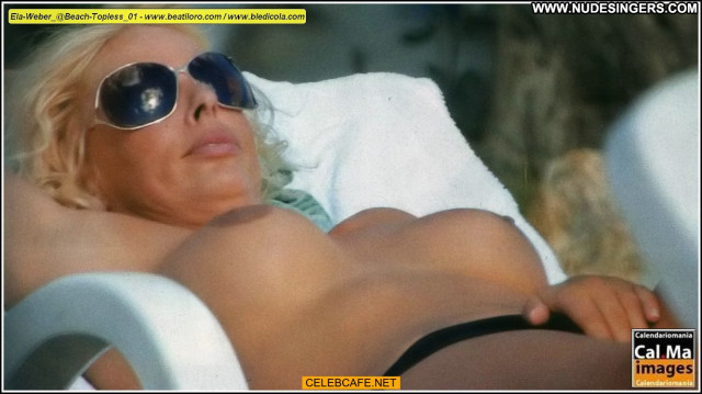 Ela Weber No Source Topless Beach Paparazzi Beautiful Celebrity Babe