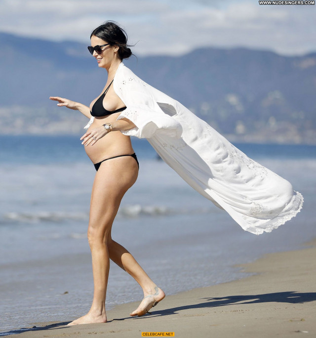 Nicole Trunfio No Source Celebrity Bikini Model Pregnant Posing Hot