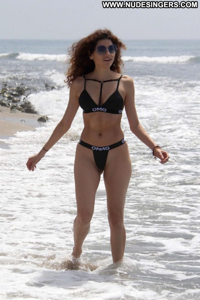 Blanca Blanco The Beach In Malibu Black Malibu Bikini Babe Mali