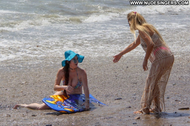 Alena Vodonaeva The Beach In Malibu Beautiful Celebrity Posing Hot