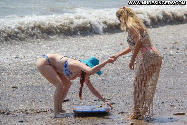 Alena Vodonaeva The Beach In Malibu Sexy Sex Posing Hot Legs Nyc