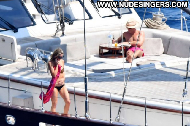 Bikini No Source Posing Hot Yacht Bikini Paparazzi Celebrity