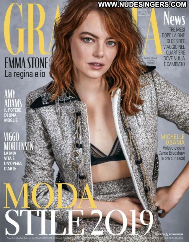 Emma Stone No Source Italy Babe Paparazzi Celebrity Magazine