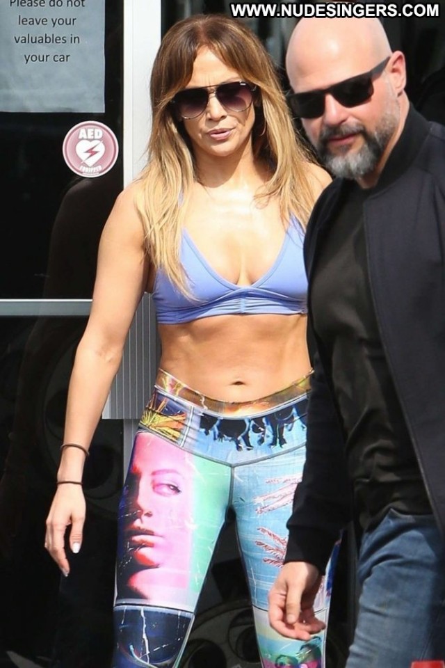 Jennifer Lopez No Source Beautiful Paparazzi Gym Posing Hot Celebrity