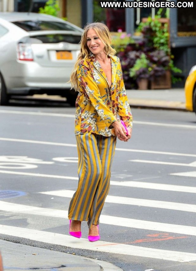 Sarah Jessica Parker New York Paparazzi Park Beautiful Photoshoot