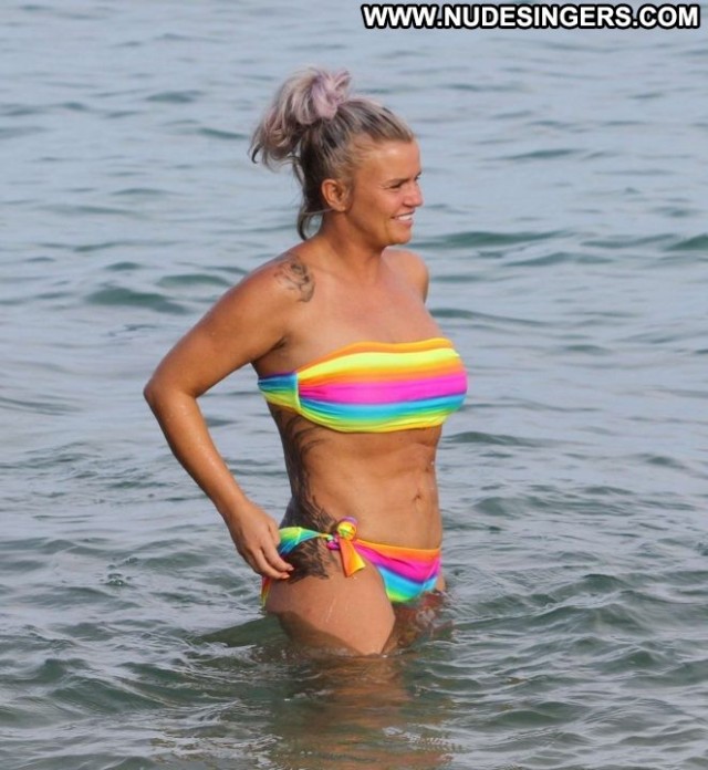 Kerry Katona The Beach Paparazzi Posing Hot Beach Thai Celebrity