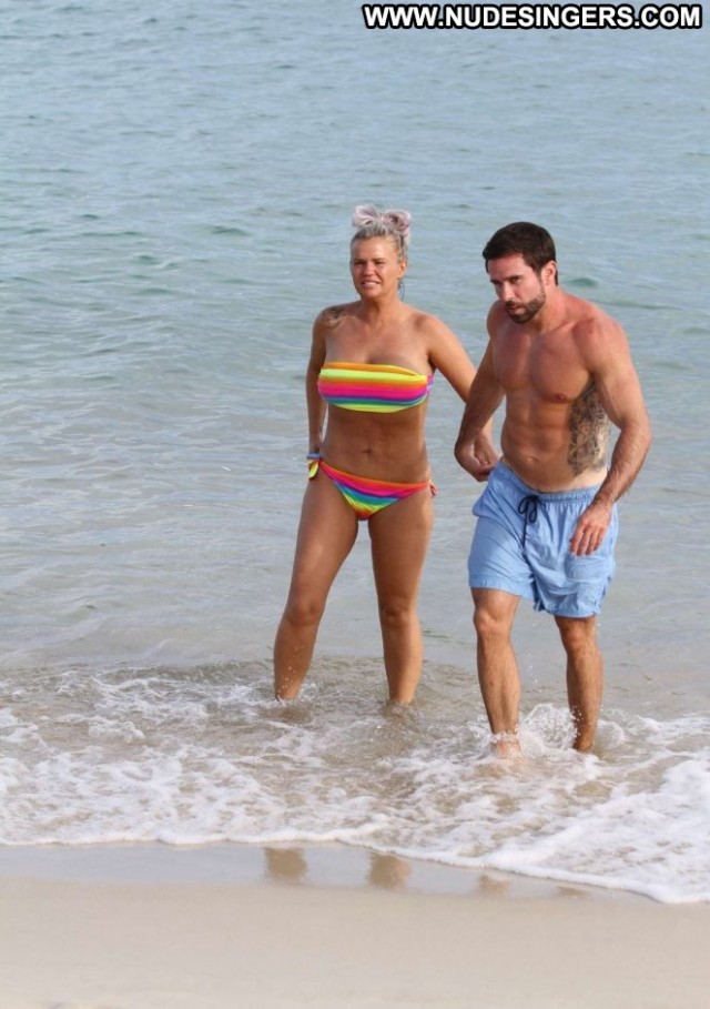 Kerry Katona The Beach Paparazzi Posing Hot Beach Beautiful Thai