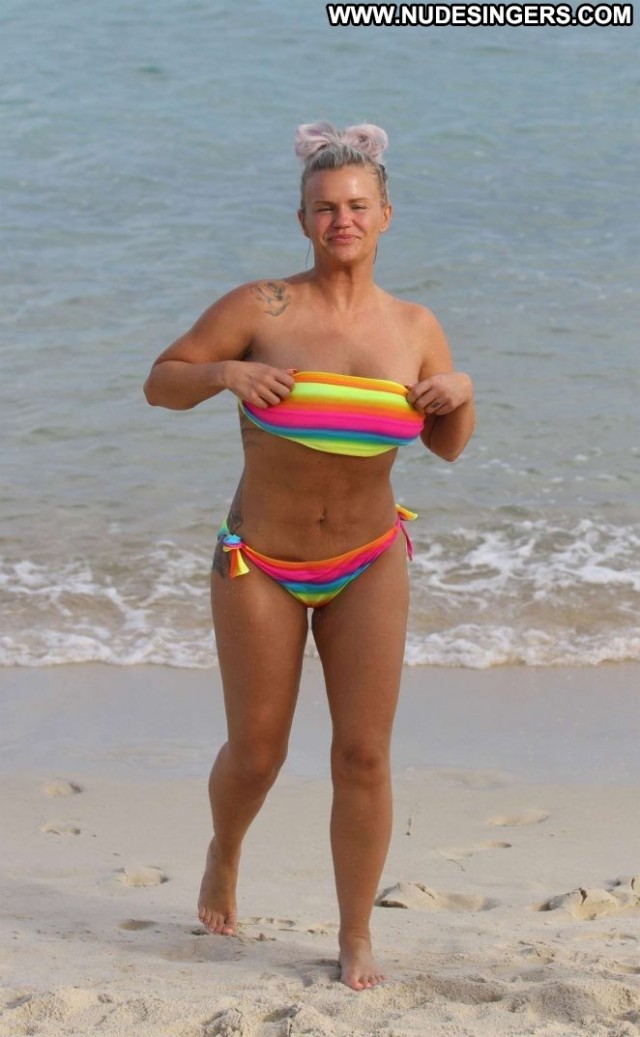 Kerry Katona The Beach Beach Paparazzi Posing Hot Beautiful Bikini