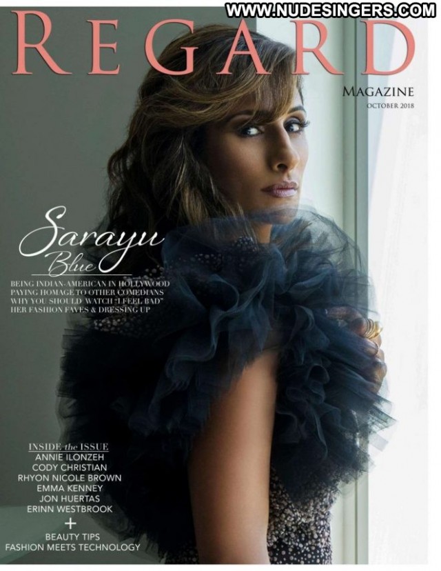 Sarayu Blue No Source Magazine Posing Hot Beautiful Paparazzi Babe