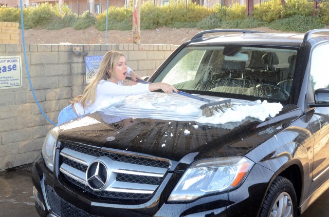 Ana Braga No Source Wet Playmate Big Tits Shower California Babe Car