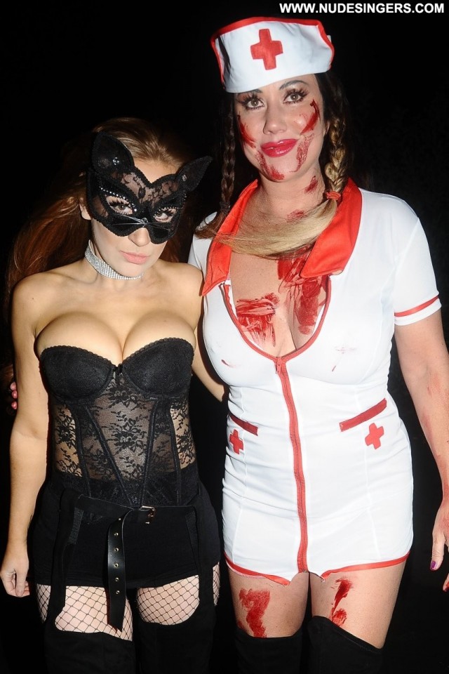 Lisa Appleton Halloween Party Celebrity Big Boobs Boobs Nurse Old