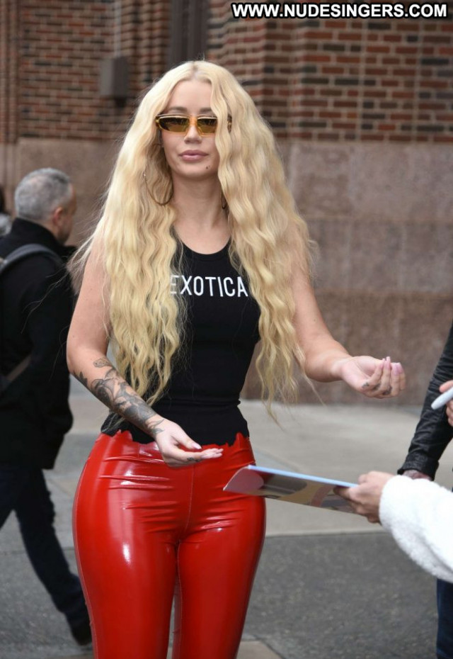 Iggy Azalea No Source Leather Babe Posing Hot Celebrity Nyc Beautiful