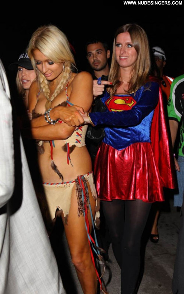 Paris Hilton Halloween Party Beautiful Celebrity Babe Paparazzi