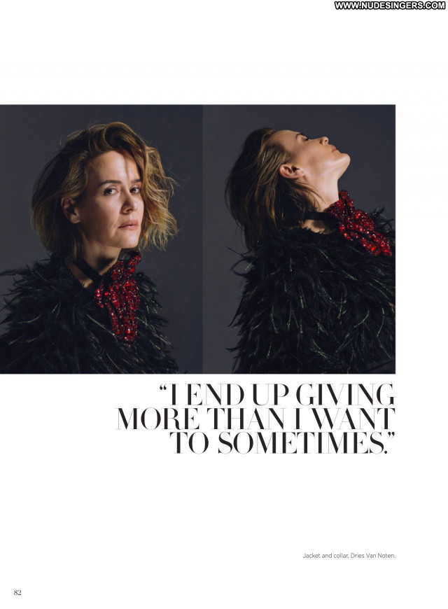 Sarah Paulson No Source Sexy Babe Beautiful Posing Hot Celebrity