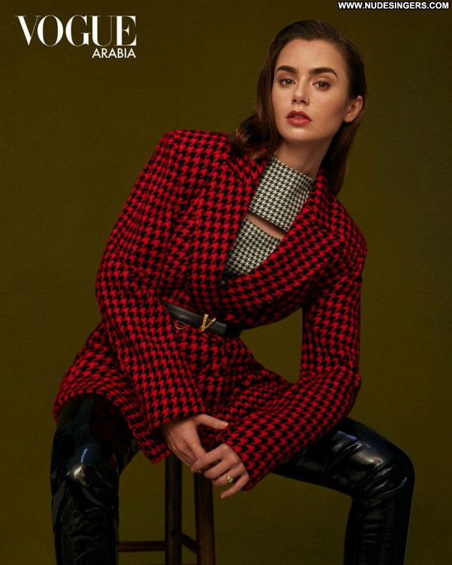 Lily Collins No Source Sexy Posing Hot Beautiful Celebrity Babe